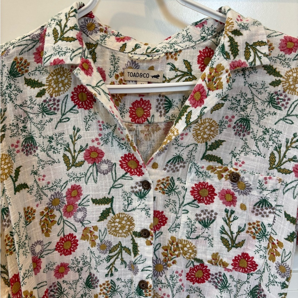 Toad&Co Multicolor Floral Dress - Picture 4 of 13